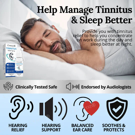 ✅Official Store - Hypethetic Pharmacy| Cvreoz® Tinnitus Relief Spray