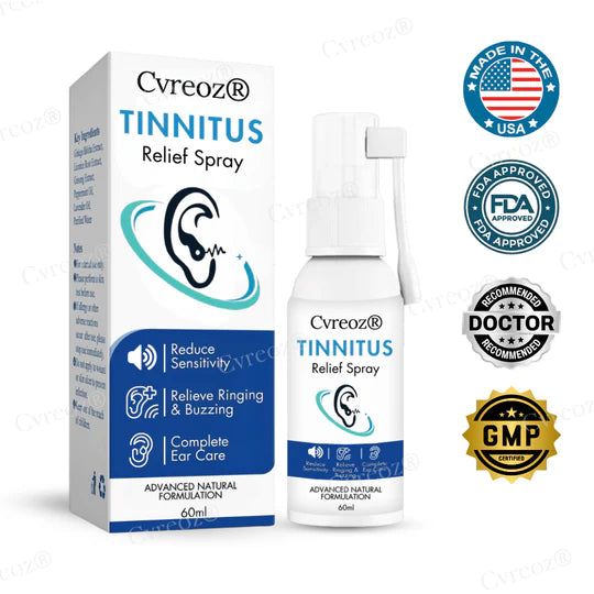 ✅Official Store - Hypethetic Pharmacy| Cvreoz® Tinnitus Relief Spray
