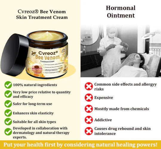 ✅2024 Google Trusted Store - Hypethetic Pharmacy| Cvreoz® Bee Venom Skin Treatment Cream
