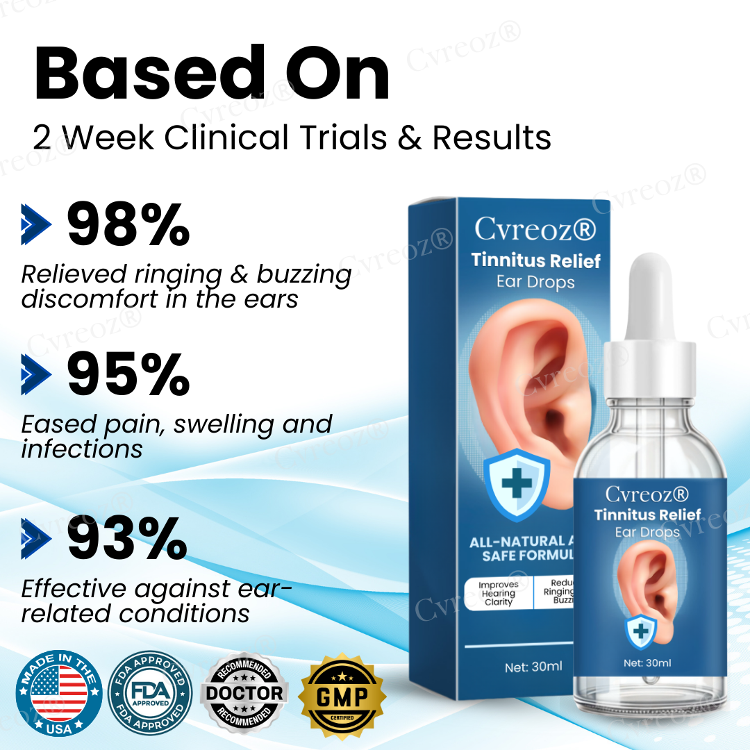 ✅Official Store - Hypethetic Pharmacy| Cvreoz® Tinnitus Relief Ear Drops