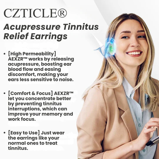 ✅Official Store - Hypethetic Pharmacy| CZTICLE® Acupressure Tinnitus Relief Earrings