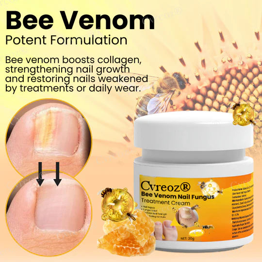 ✅Official Store - Walgreen Pharmacy| Cvreoz® Bee Venom Nail Fungus Treatment Cream