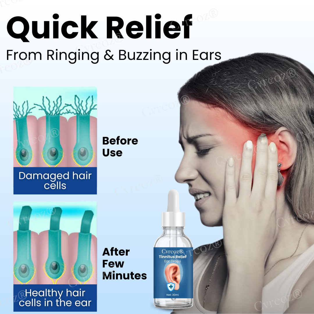 ✅Official Store - Hypethetic Pharmacy| Cvreoz® Tinnitus Relief Ear Drops