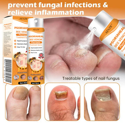 ✅Official Store - Hypethetic Pharmacy| AEXZR™ PsoriaHeal Bee Venom Psoriasis Treatment Spray