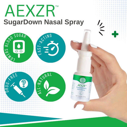 ✅Official Store - Hypethetic Pharmacy| AEXZR™ SugarDown Nasal Spray