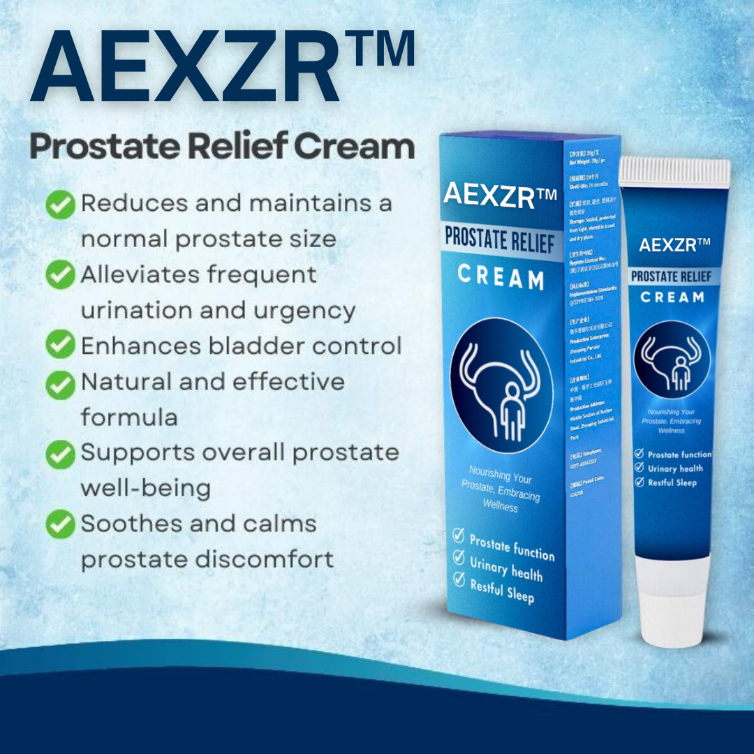 AEXZR™ Prostate Relief Cream