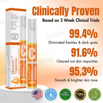 ✅Official Store - Walgreen Pharmacy| Skinetiv™ TripleAction Vitamin C Freckle Removal Cream