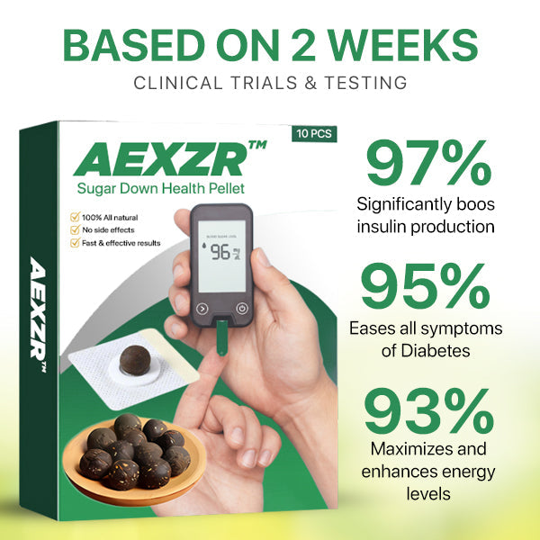 ✅Official Store - Walgreen Pharmacy| AEXZR™ Sugar Down Health Pellet