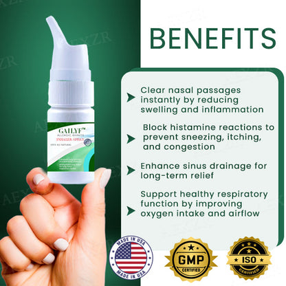 ✅Official Store - Hypethetic Pharmacy| Gailyf™ Allergic Rhinitis Inhaler Spray