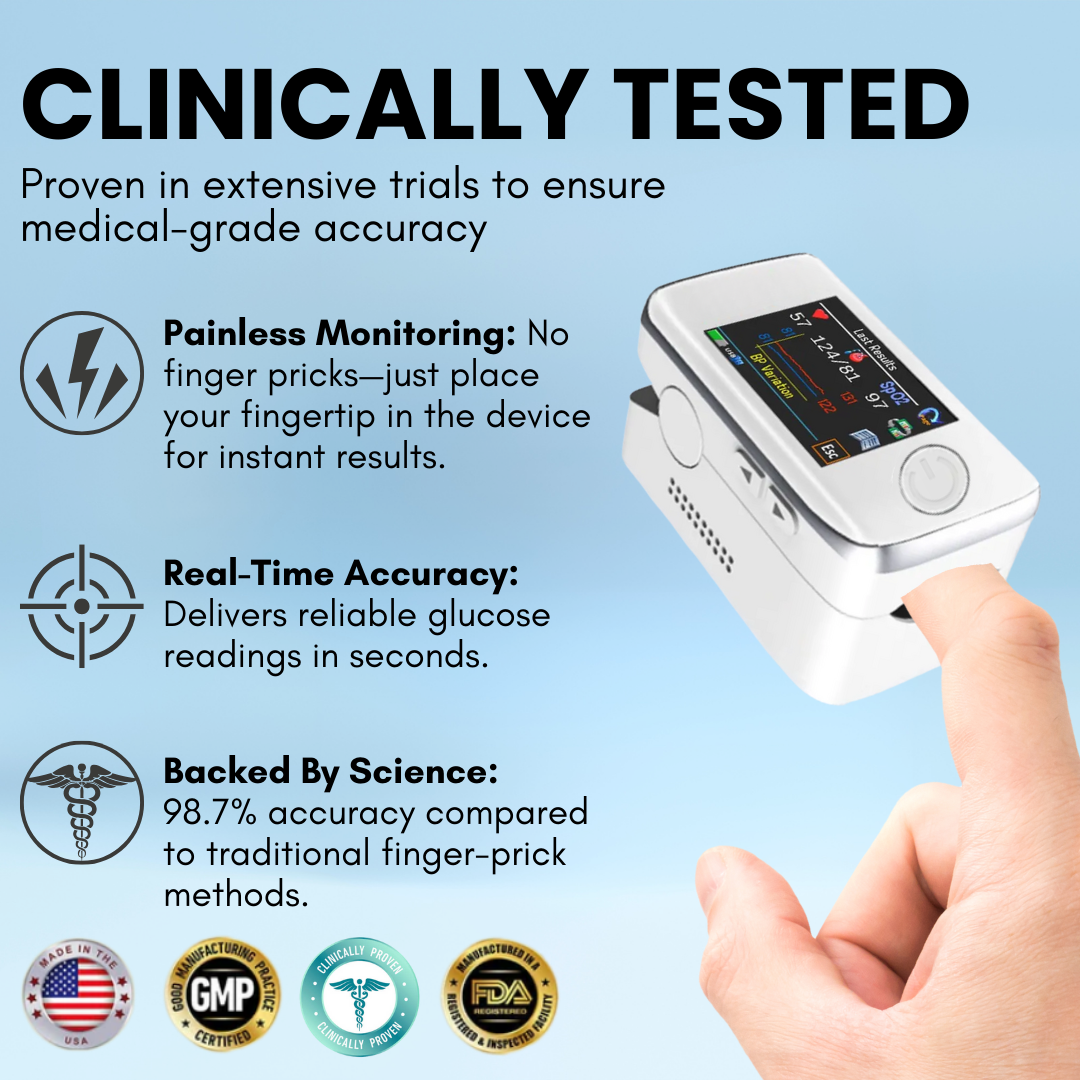 ✅Official Store - Walgreen Pharmacy| Glycenx™ Precision Glucose Monitoring Device