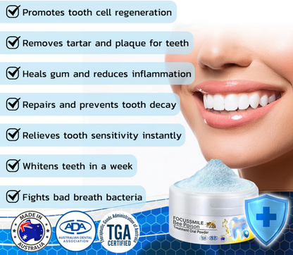 ✅Official Store - Archer Dentist lnc.| AEXZR™ Focussmile Bee Poison Treatment Oral Powder (ADA Recommended)