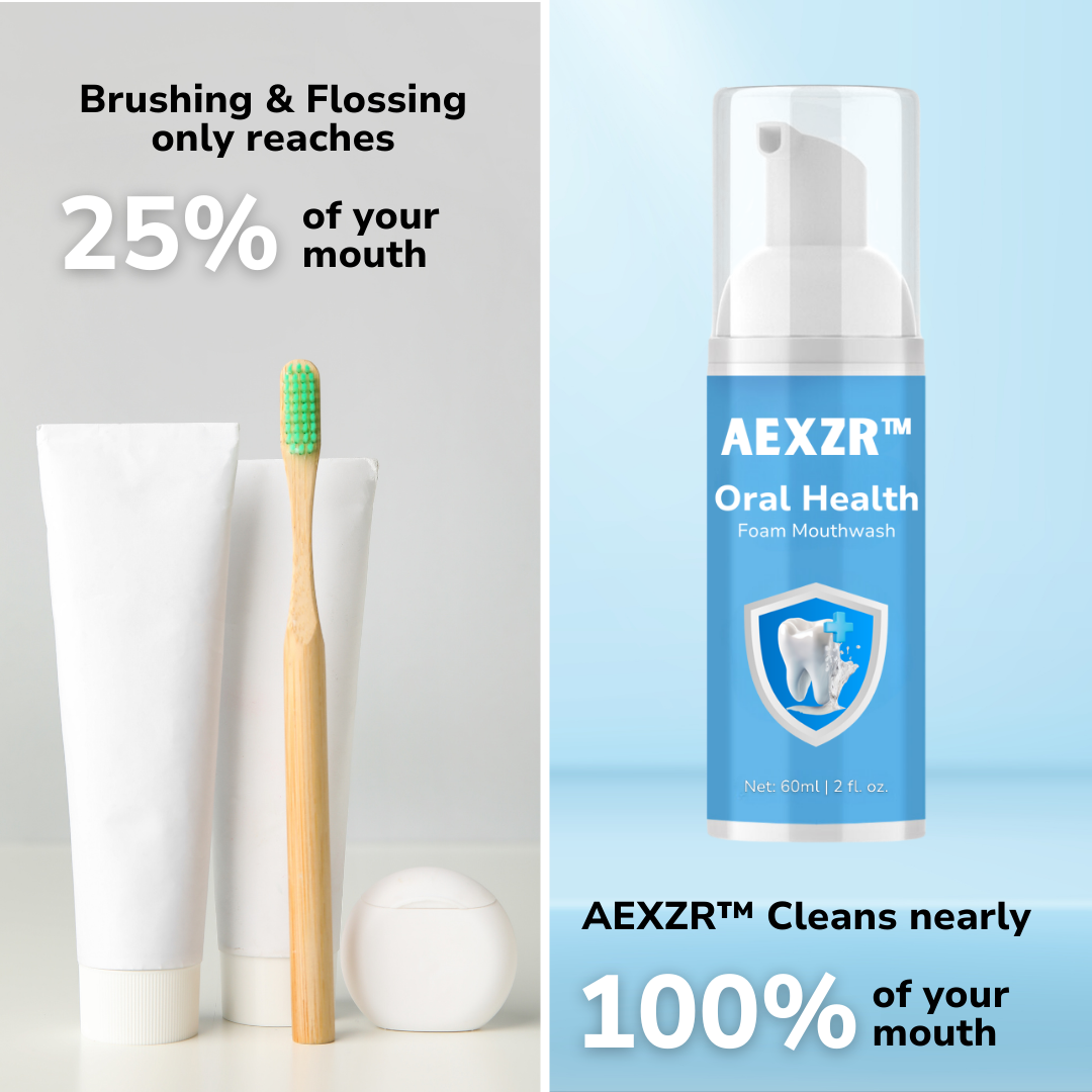 ✅Official Store - Archer Dentist lnc.| AEXZR™ Oral Health Foam Mouthwash