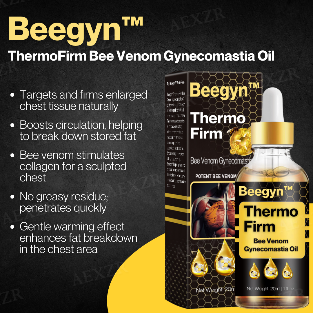 ✅Official Store - Hypethetic Pharmacy| Beegyn™ ThermoFirm Bee Venom Gynecomastia Oil