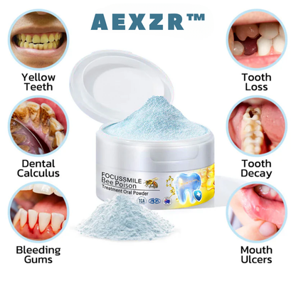 ✅Official Store - Archer Dentist lnc.| AEXZR™ Focussmile Bee Poison Treatment Oral Powder (ADA Recommended)