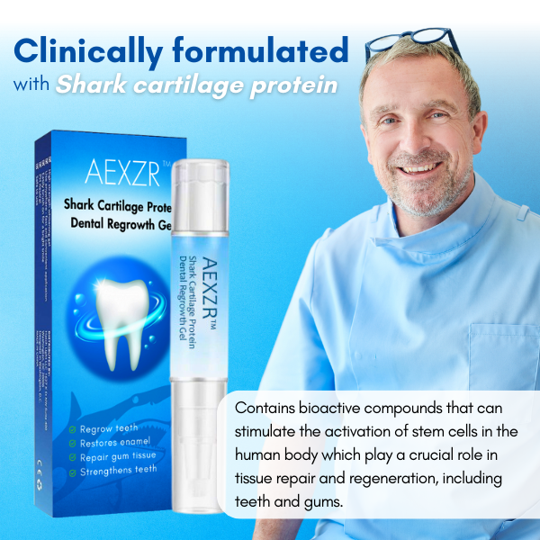 ✅Official Store - Archer Dentist lnc.| AEXZR™ Shark Cartilage Protein Dental Regrowth Gel