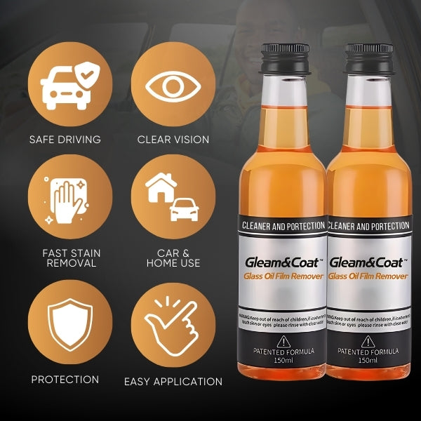 Gleam&Coat™ Glass Oil Film Remover